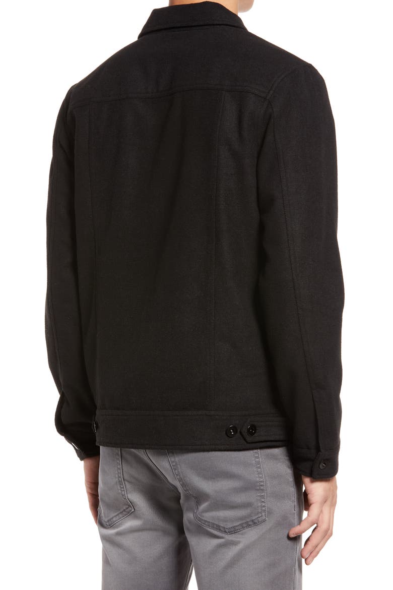 Trucker Jacket, Alternate, color, BLACK
