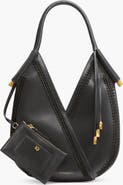 Donna Karan New York Baldwin Mini Crochet-Trimmed Shoulder Bag