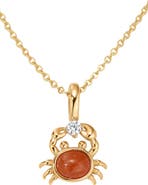 MADE BY MARY Crab Charm Necklace