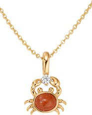 MADE BY MARY Crab Charm Necklace