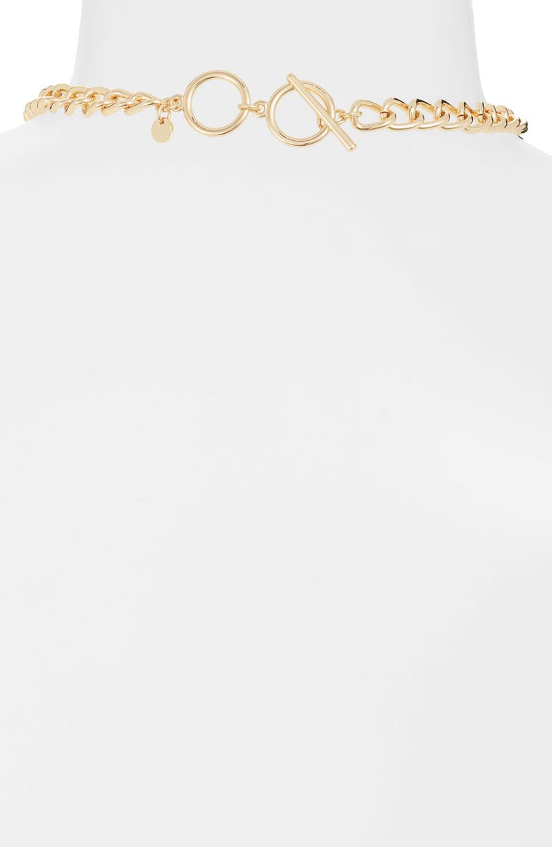 Halogen<sup>®</sup> Bead Chain Collar Necklace, Alternate, color,