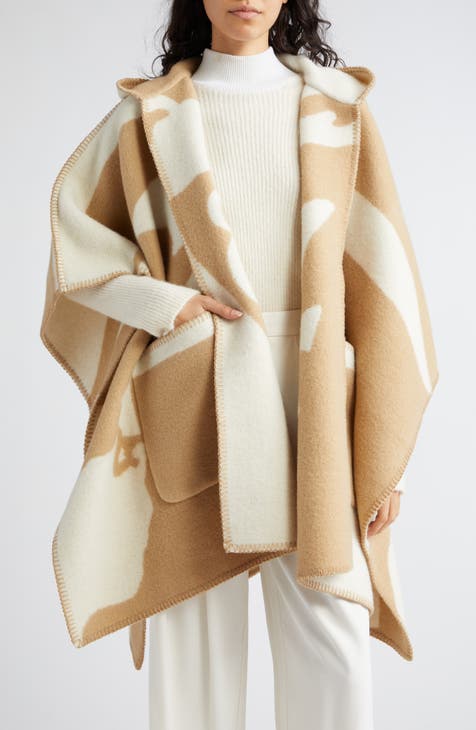 Women s Burberry Capes Ponchos