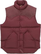 Fortela Down Vest with Suede Yoke