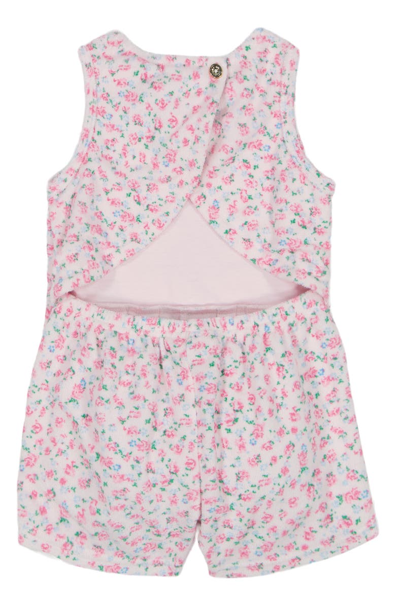Juicy Couture Printed Romper, Alternate, color, Pink
