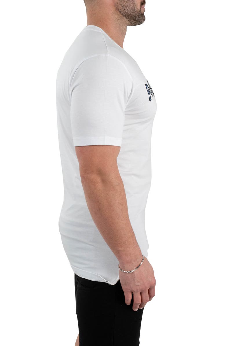 Maceoo Titan Logo Cotton Graphic T-Shirt, Alternate, color, White