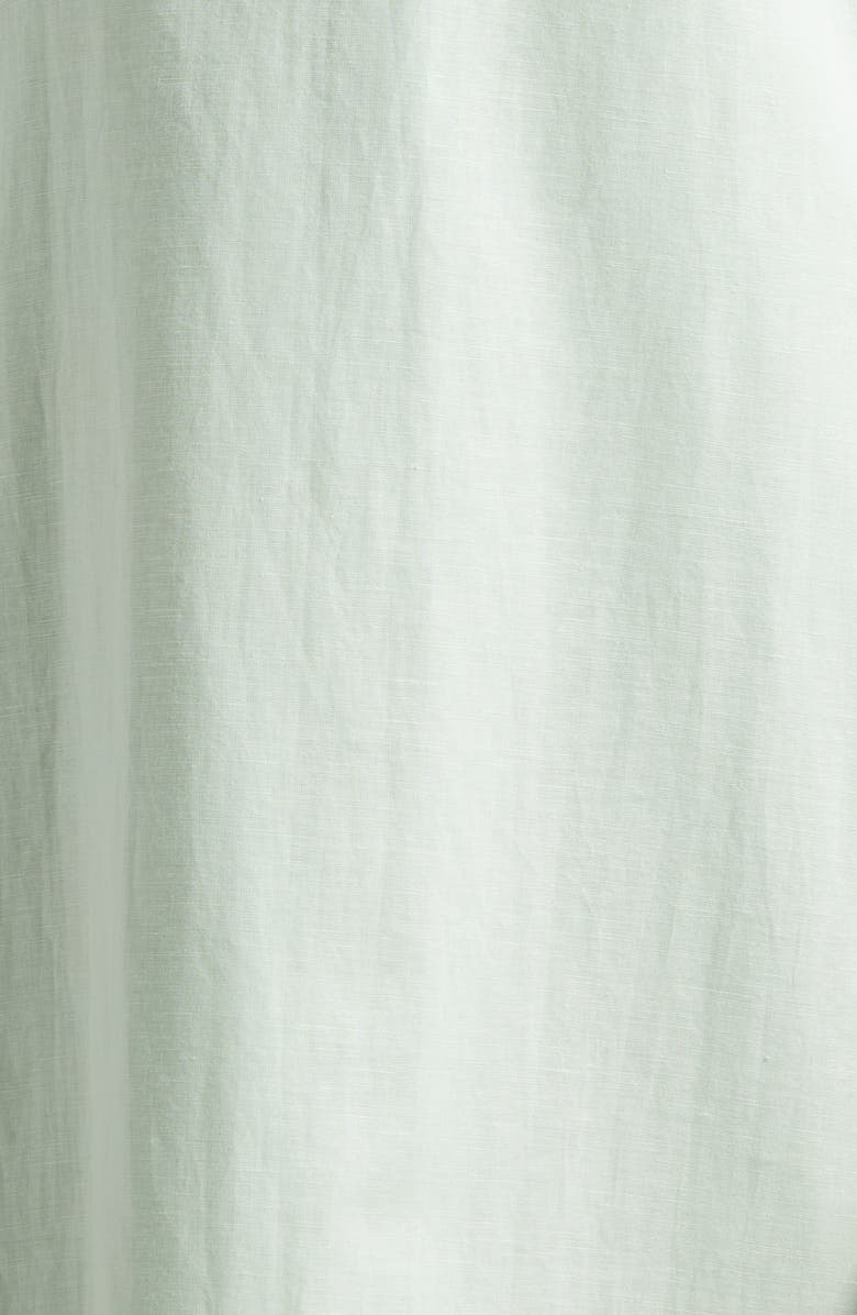 POSSE Darya Broderie Trim Side Tie Midi Dress, Alternate, color, Green