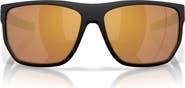 Costa Del Mar Santiago 63mm Oversize Polarized Rectangular Sunglasses