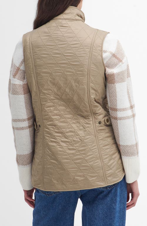 Barbour Wray Fleece Lined Vest In Brown