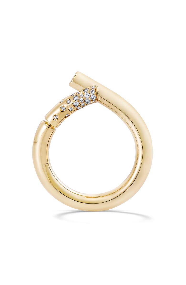 TABAYER Oera Pavé Diamond Ring, Alternate, color, Yellow Gold