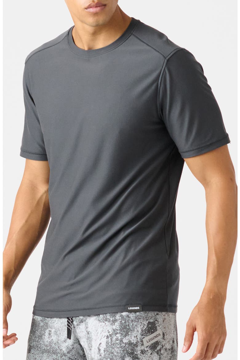 Aire Performance T-Shirt, Alternate, color, CHARCOAL GRAY