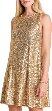 vineyard vines Kiki Sleeveless Sequin Swing Dress