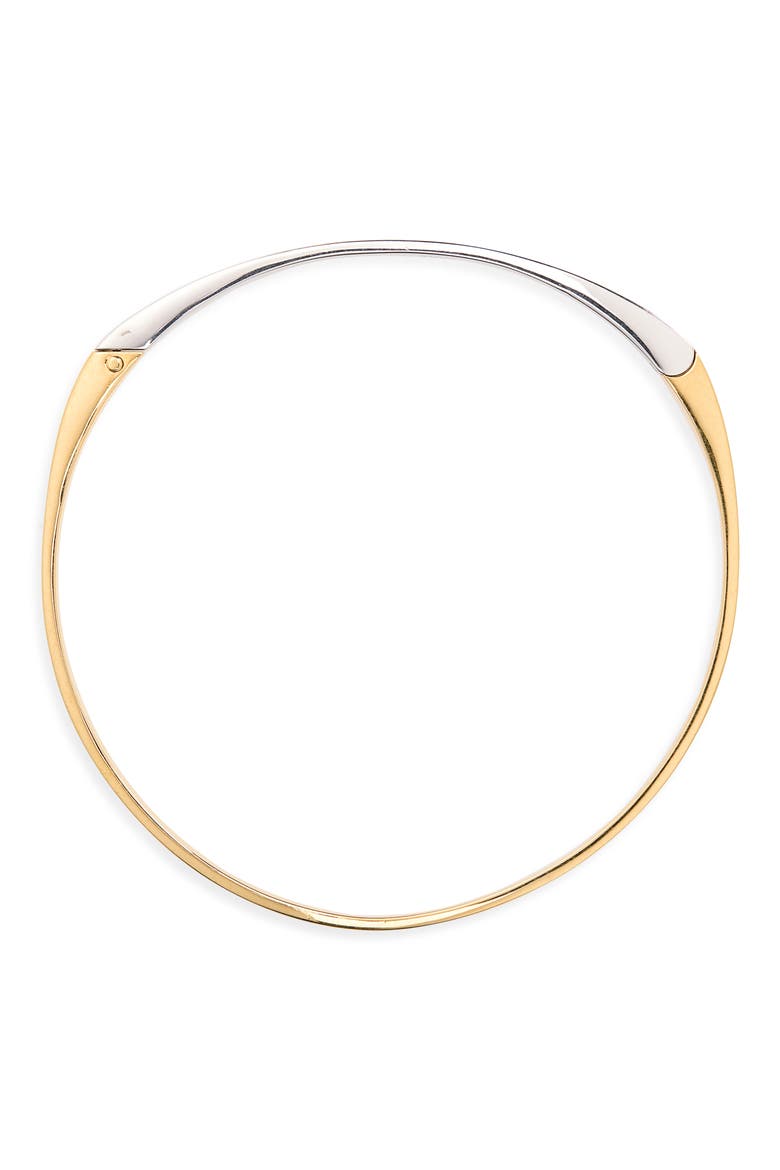 Signature Mixed Metal Collar Necklace, Main, color, SILVER/ GOLD