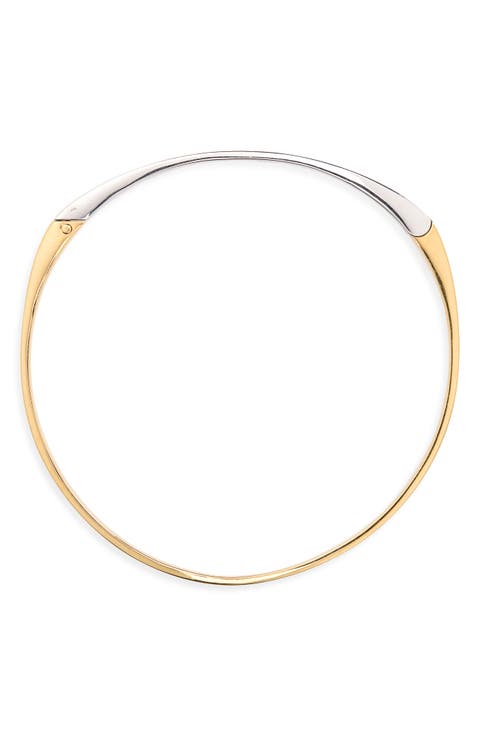 Signature Mixed Metal Collar Necklace