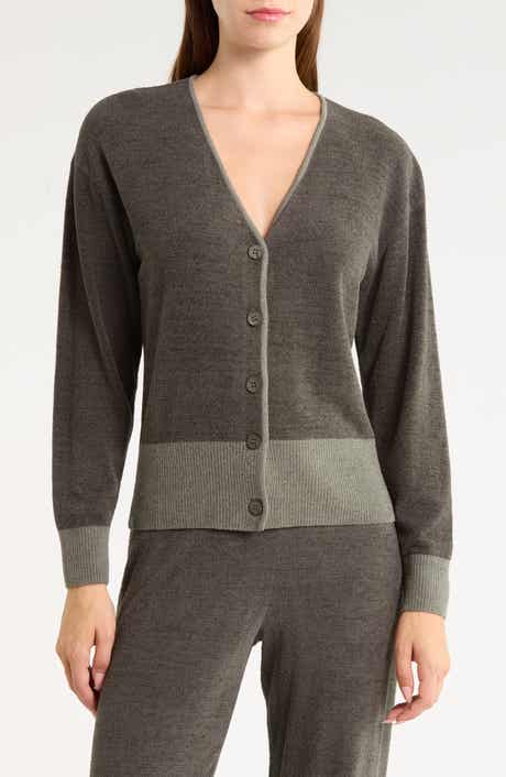 CozyChic Ultra Lite Colorblocked Button Front Cardigan
