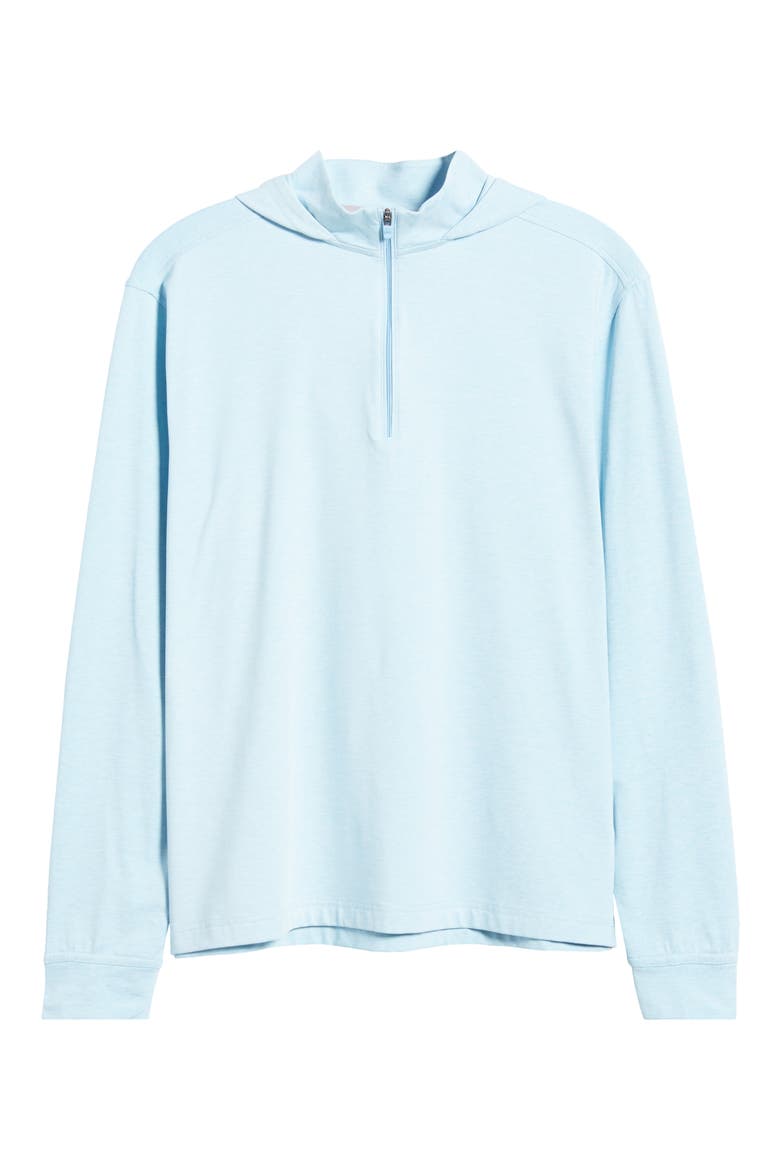 Slaton Quarter Zip Performance Hoodie, Alternate, color, PERMAFROST