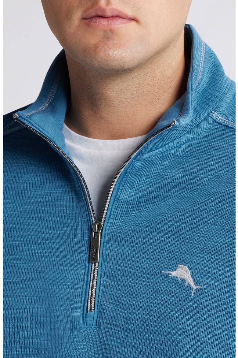 Tobago Bay Marlin Splash Half Zip Pullover, Alternate, color, BLUE ALLURE