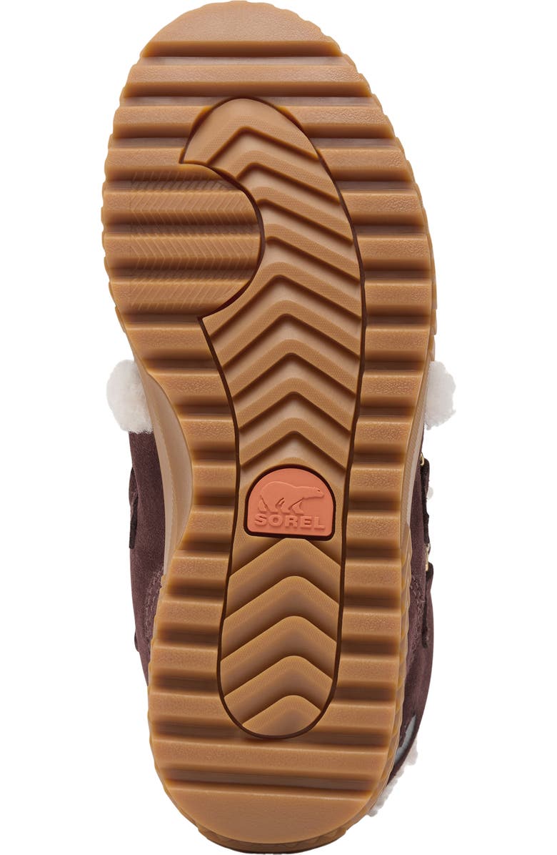 SOREL One Ave<sup>™</sup> Alpine Faux Fur Trim Waterproof Boot, Alternate, color, Redwood/ Gum