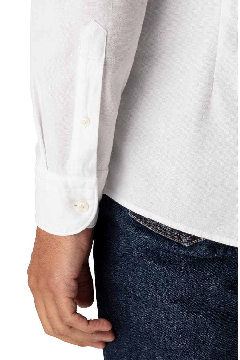 Slim Fit Oxford Shirt, Alternate, color, WHITE