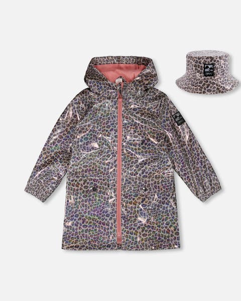 Animal Rain Coat and Hat Set (Toddler, Little Kid & Big Kid)