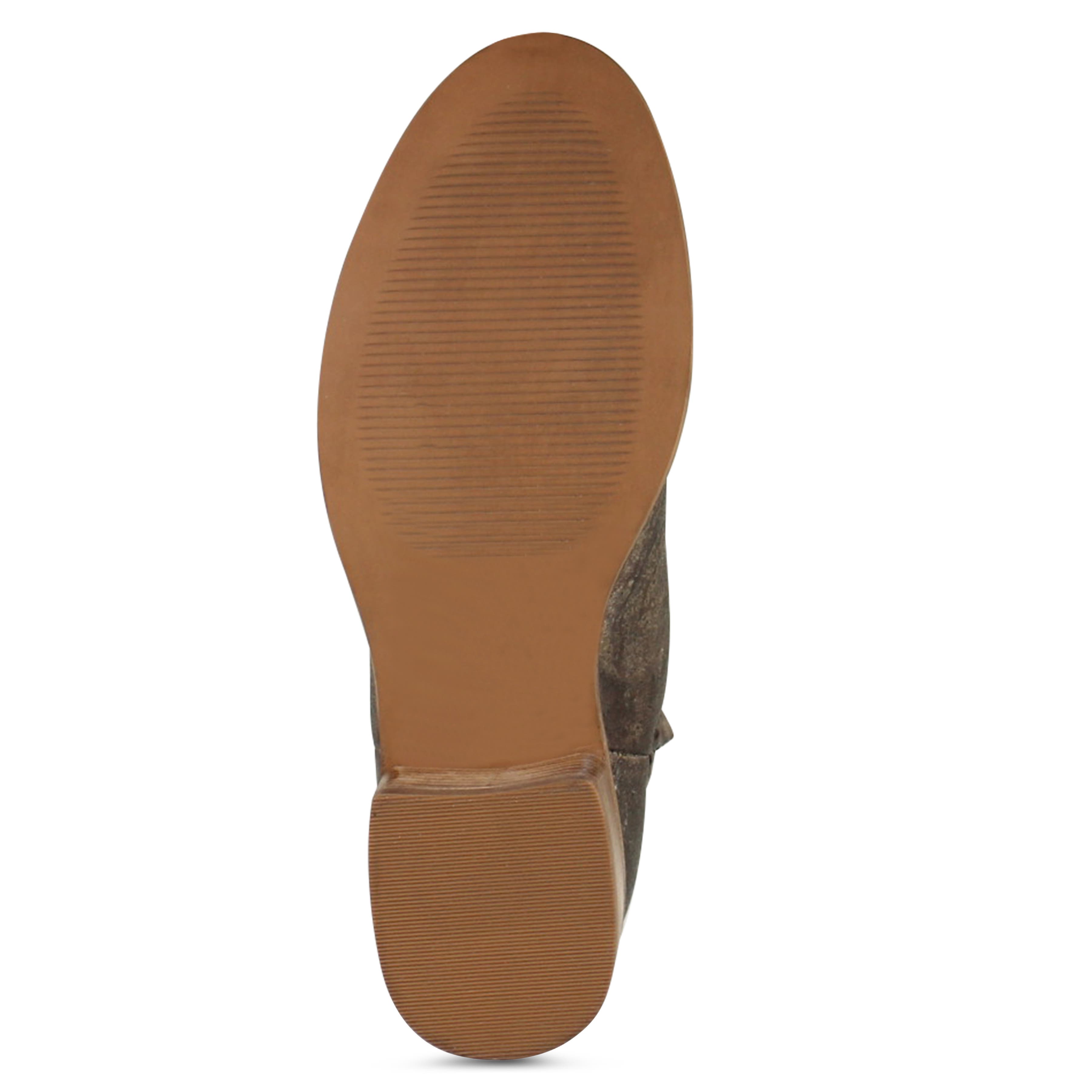 Diba True WIN DOE Vintage leather bootie, Alternate, color, Charcoal