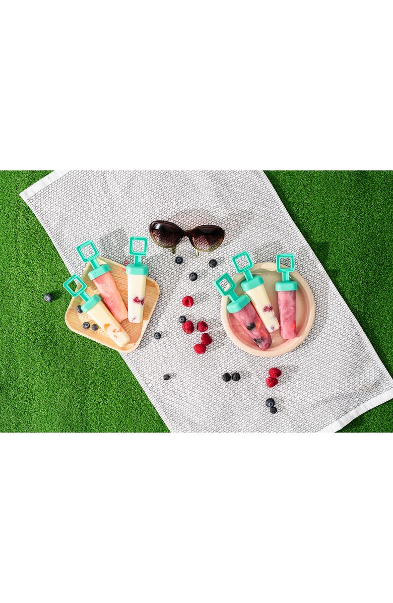 CUISIPRO Snap-Fit Square Pop Mold, Alternate, color, Turquoise