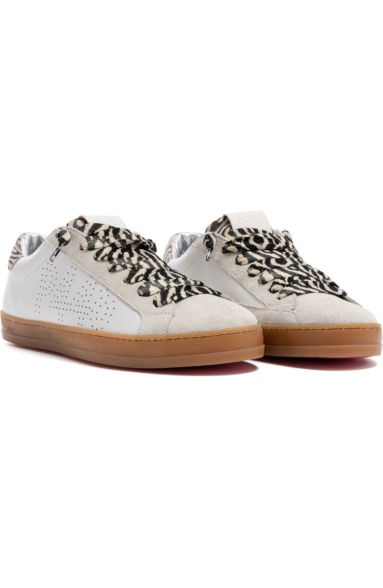 P448 John Sneaker, Alternate, color, Zebra White