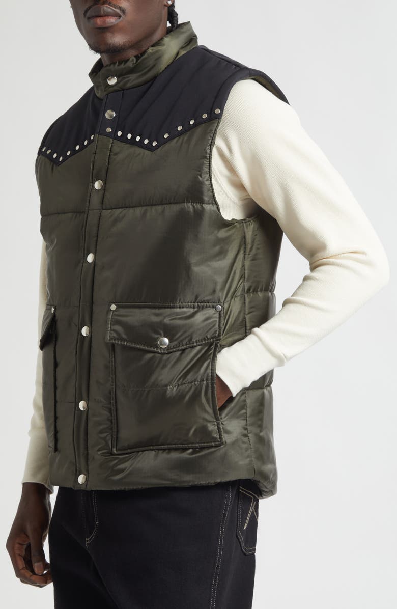 PHIPPS Ranger Puffer Vest, Alternate, color, Dark Army