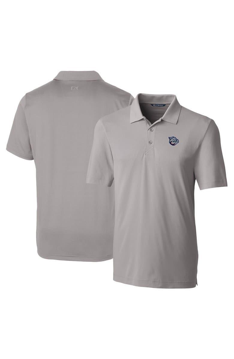 Cutter & Buck Men's Cutter & Buck  Gray Lehigh Valley IronPigs DryTec Forge Stretch Polo, Main, color, 