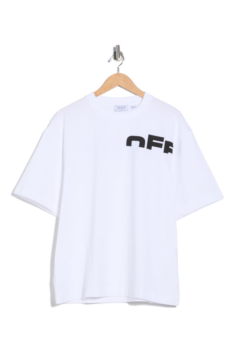Logo Graphic T-Shirt, Alternate, color, WHITE/BLACK