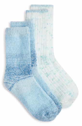 Assorted 2-Pack Brushed Crew Socks