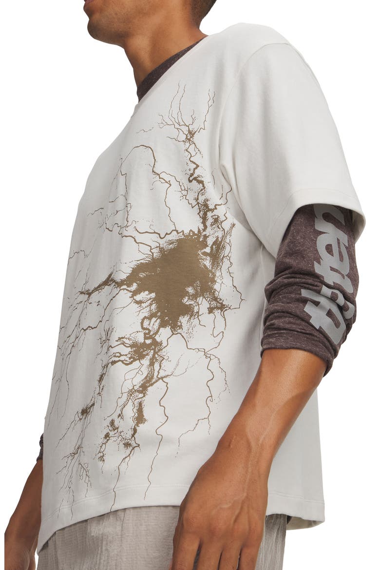 Lightning Graphic T-Shirt, Alternate, color, SUMMIT WHITE / / REFLECTIVE
