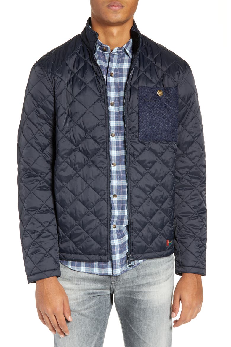 Abaft Quilted Jacket, Main, color, NAVY