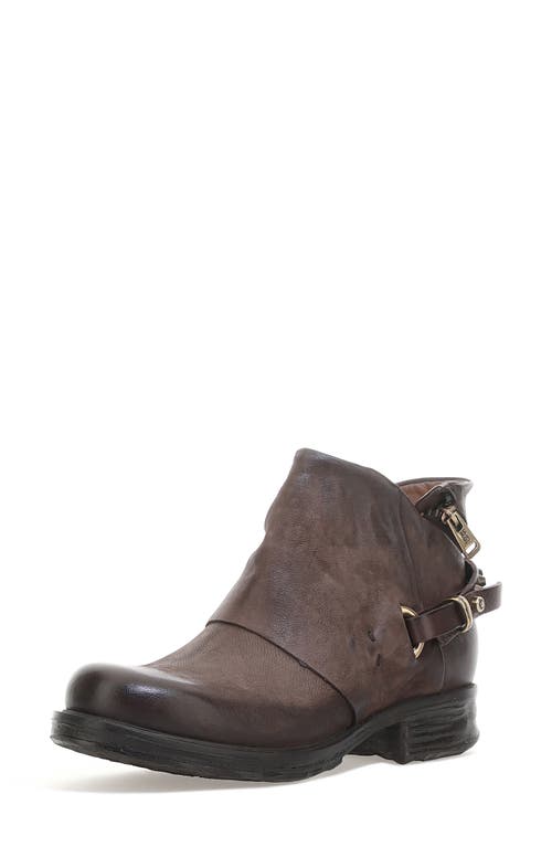 A.S.98 Steve Studded Bootie in Chocolate 