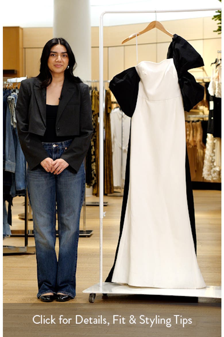 Cape Back Column Gown video