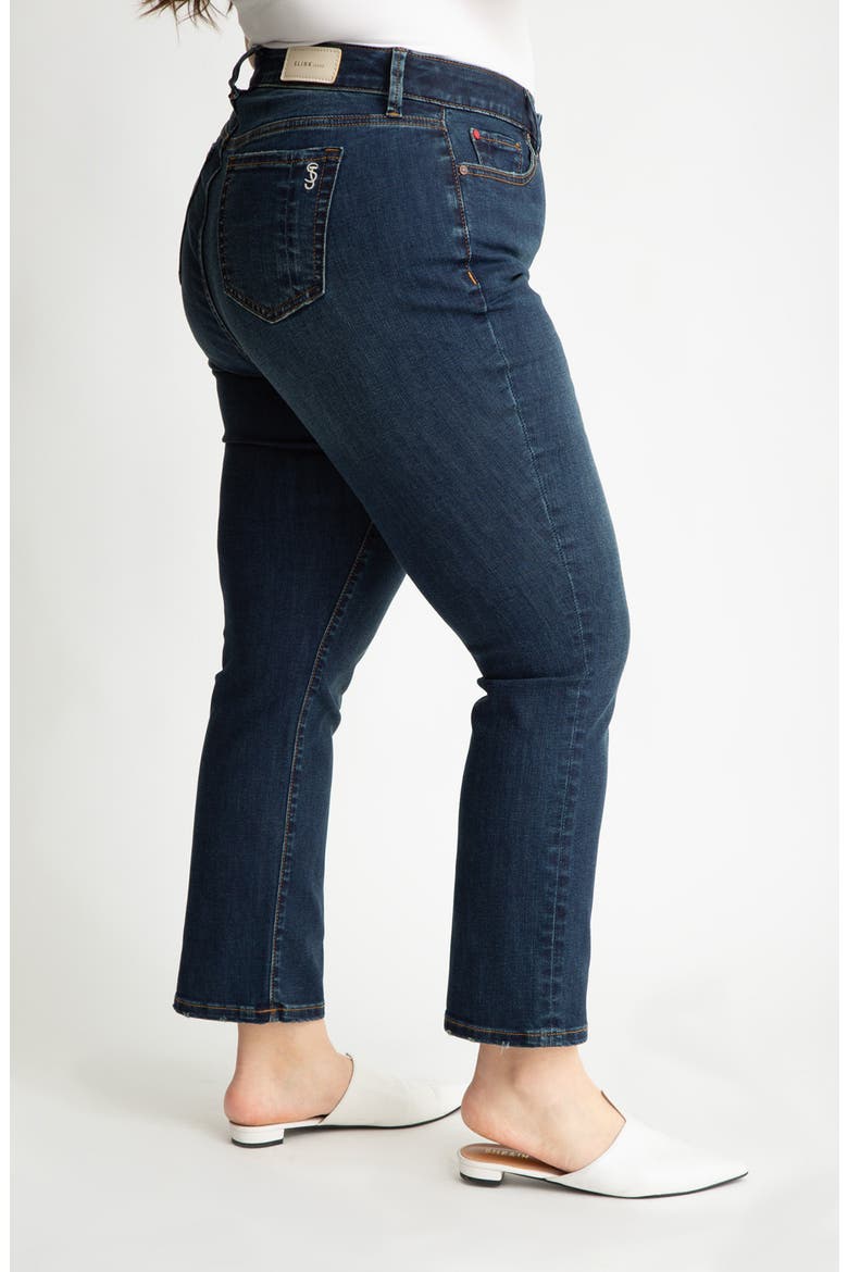 High Waist Ankle Straight Leg Jeans, Alternate, color, CLARA