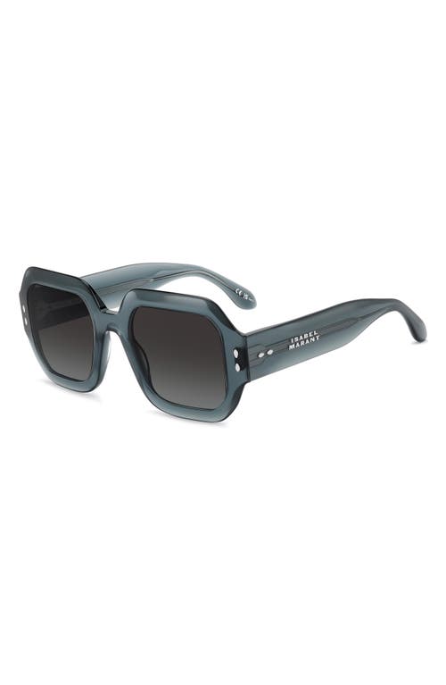 Isabel Marant 51mm Square Sunglasses In Green