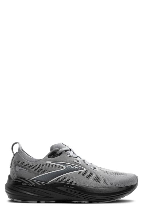 Brooks Glycerin 22 Running Shoe In Primer Gray/ebony/bluewash