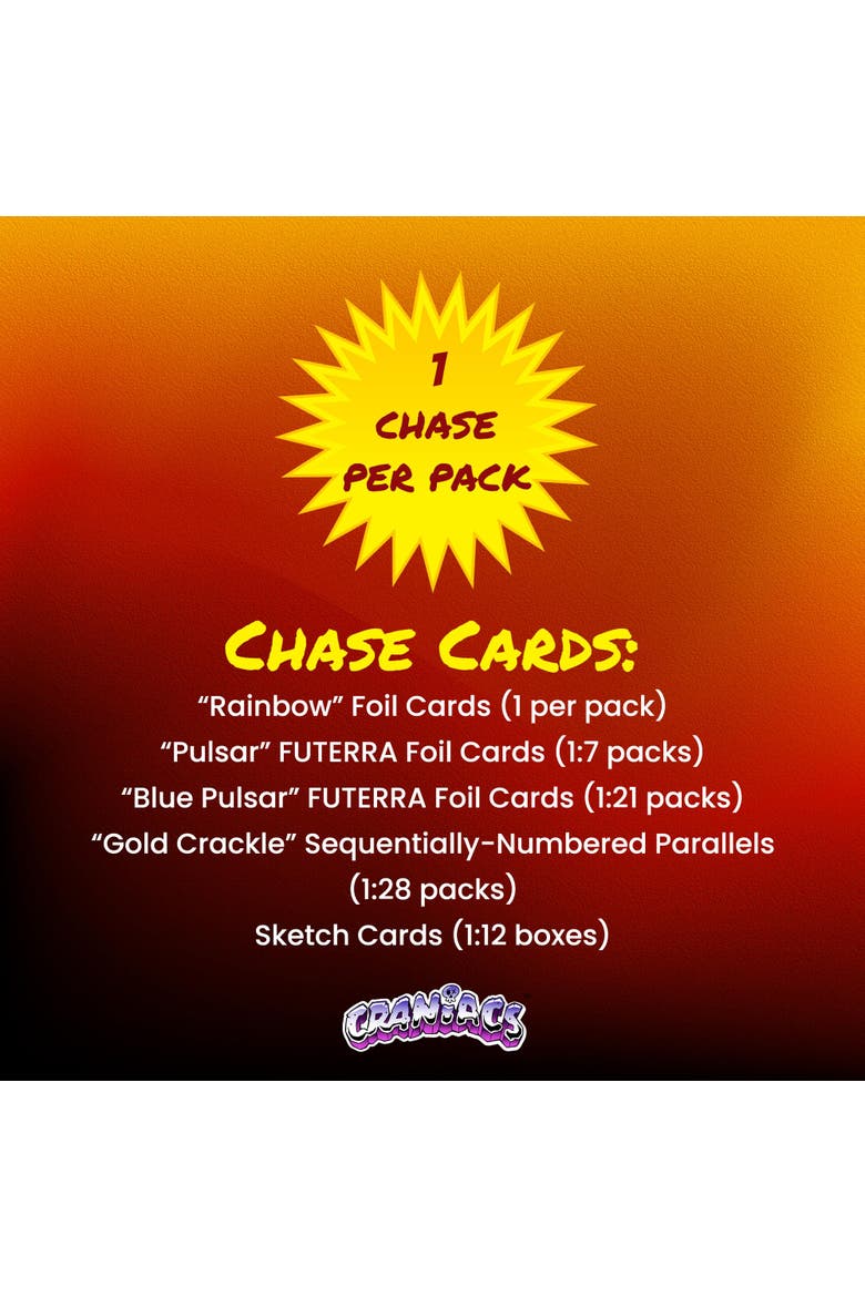Craniacs Trading Cards Series One Hobby Box | 24 Packs Per Box, Alternate, color, Blue
