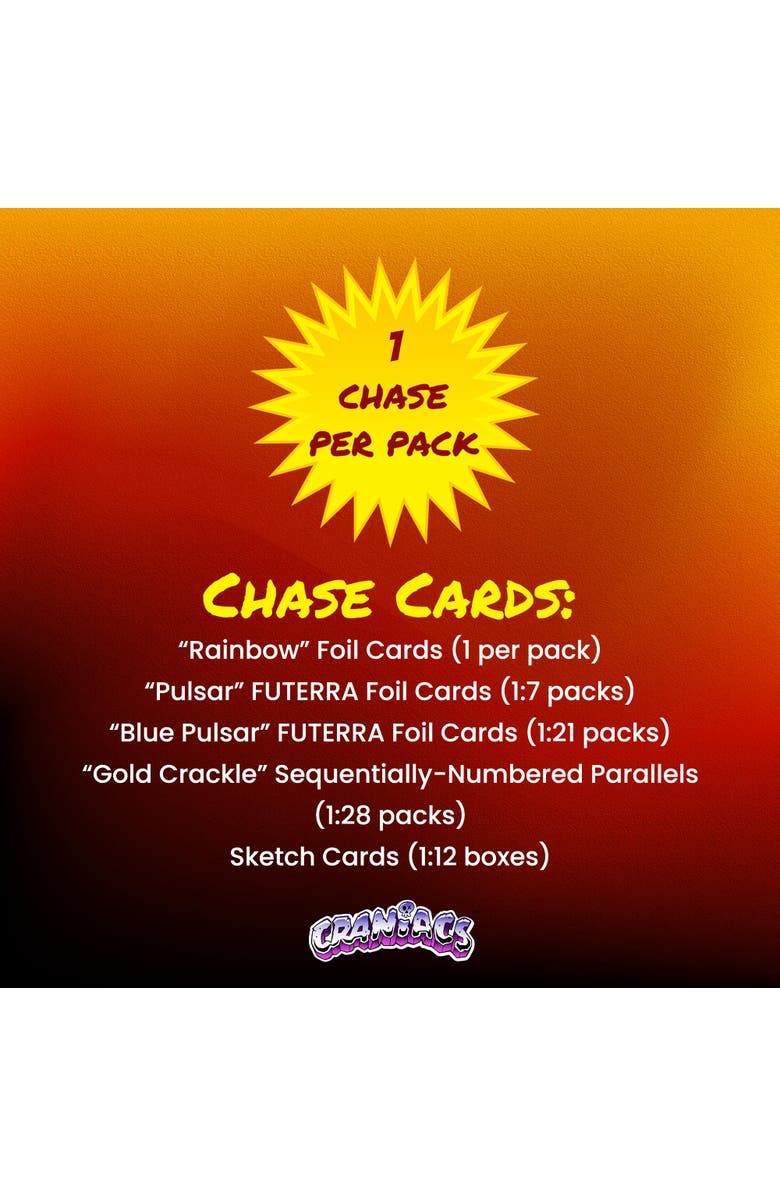 Ira Friedman Enterprises LLC Craniacs Trading Cards Series One Hobby Box | 24 Packs Per Box, Alternate, color, Blue