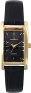 Peugeot Classic Rectangular Leather Watch- 34x20MM