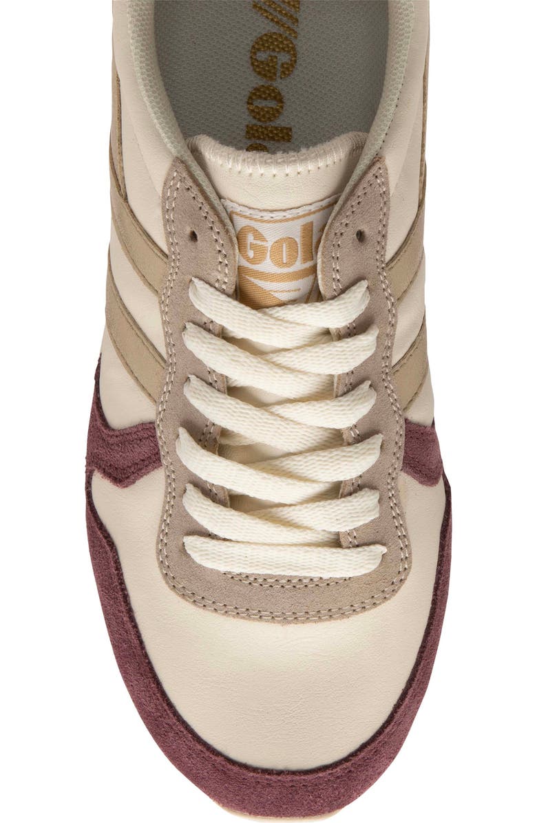 Gola Classics Daytona Quadrant Sneaker, Alternate, color, Off White/Windsor Wine/Gold/Ch