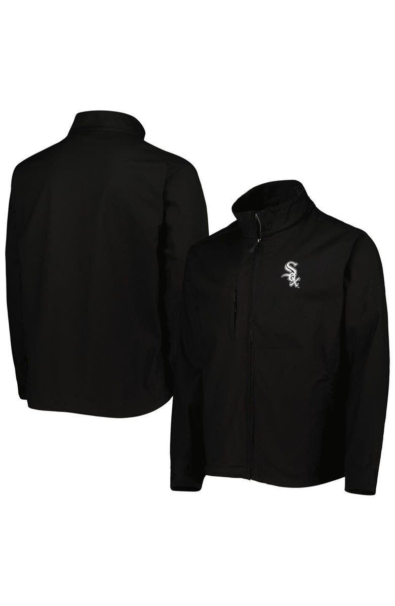DUNBROOKE Men's Dunbrooke Black Chicago White Sox Journey Tri-Blend Full-Zip Jacket, Main, color, Black