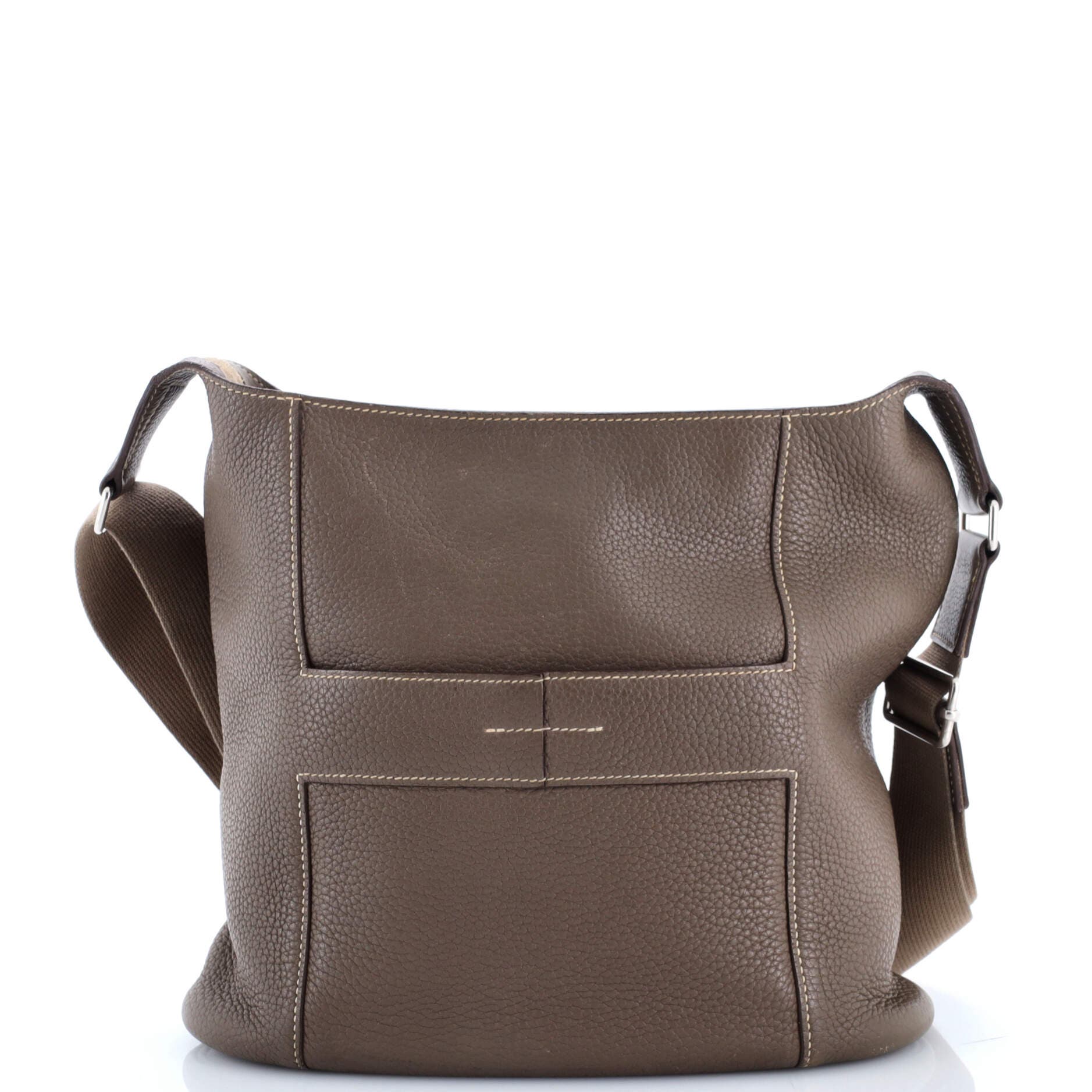 Pre-Owned Hermes Sac Good News Bag Leather PM, Main, color, 