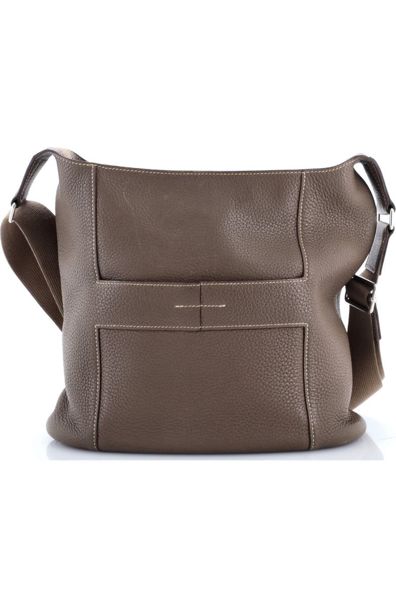 Pre-Owned Hermes Sac Good News Bag Leather PM, Main, color,