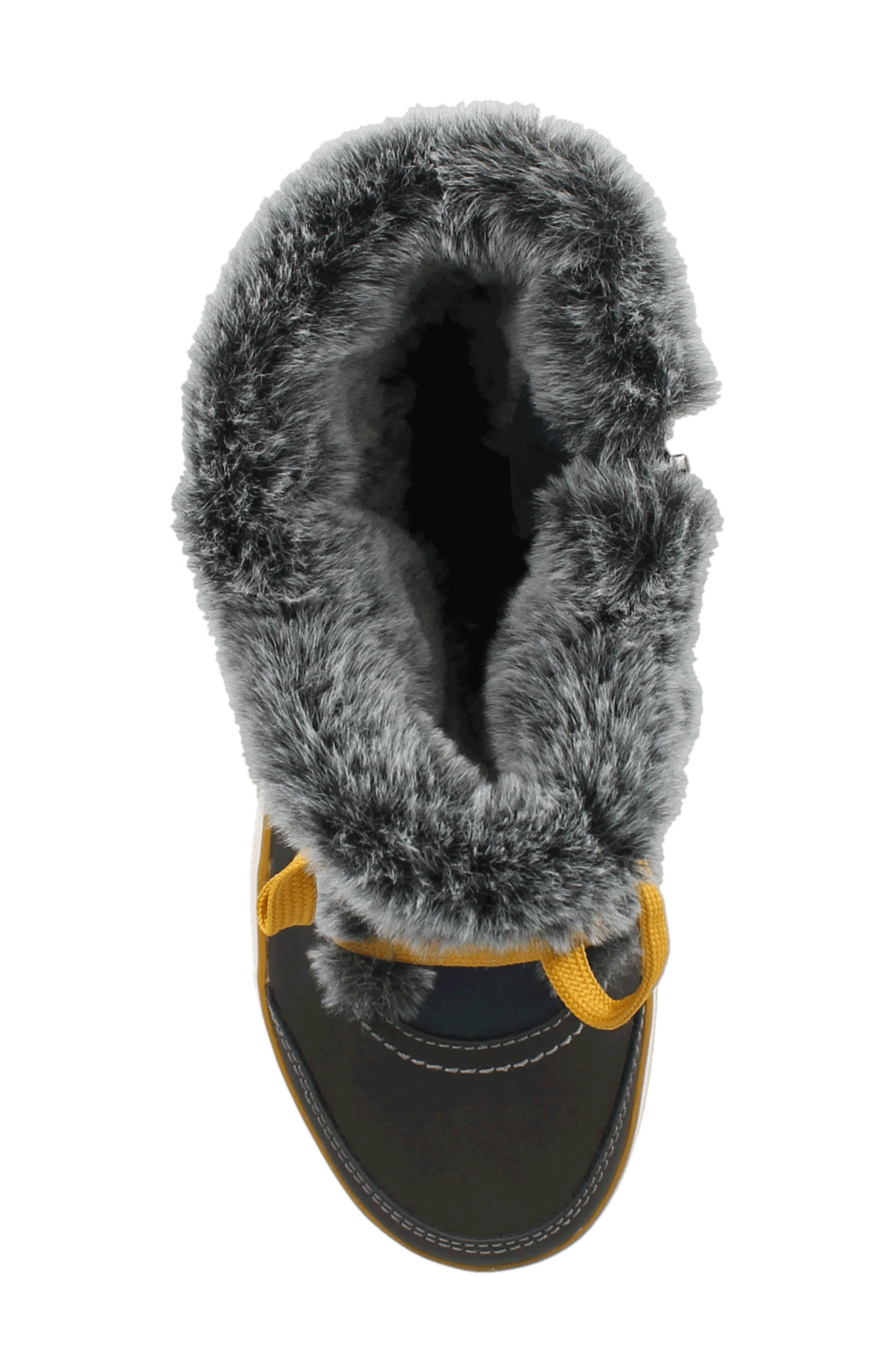 AQUATHERM BY SANTANA CANADA Mara Waterproof Faux Fur Boot, Alternate, color, Grey Mustard