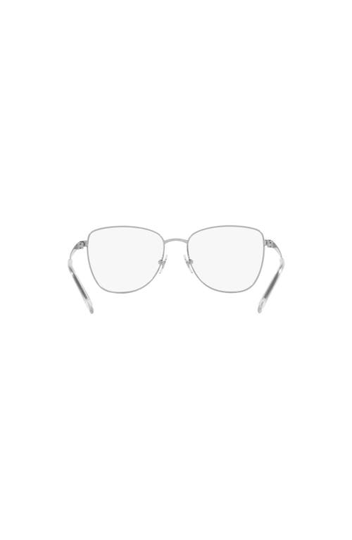 Lenscrafters 53mm Irregular Optical Glasses In Metallic