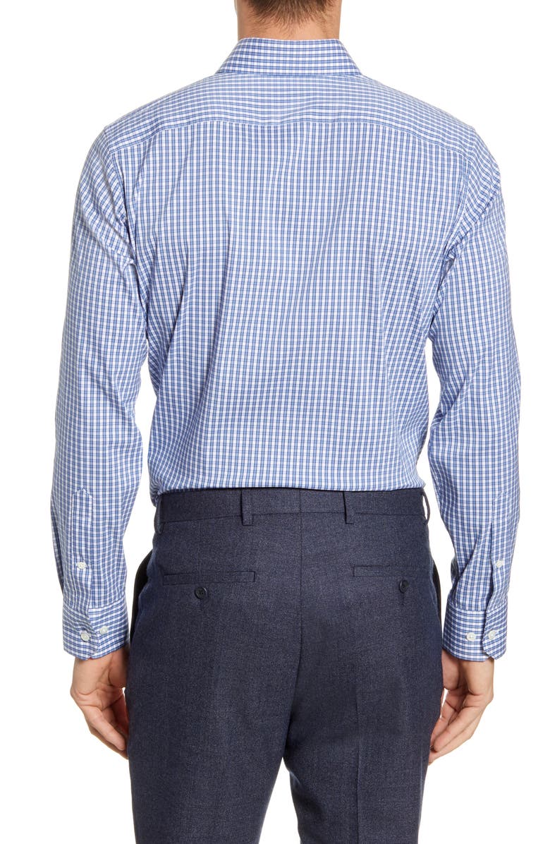 Bonobos Trim Fit Check Dress Shirt, Alternate, color, 