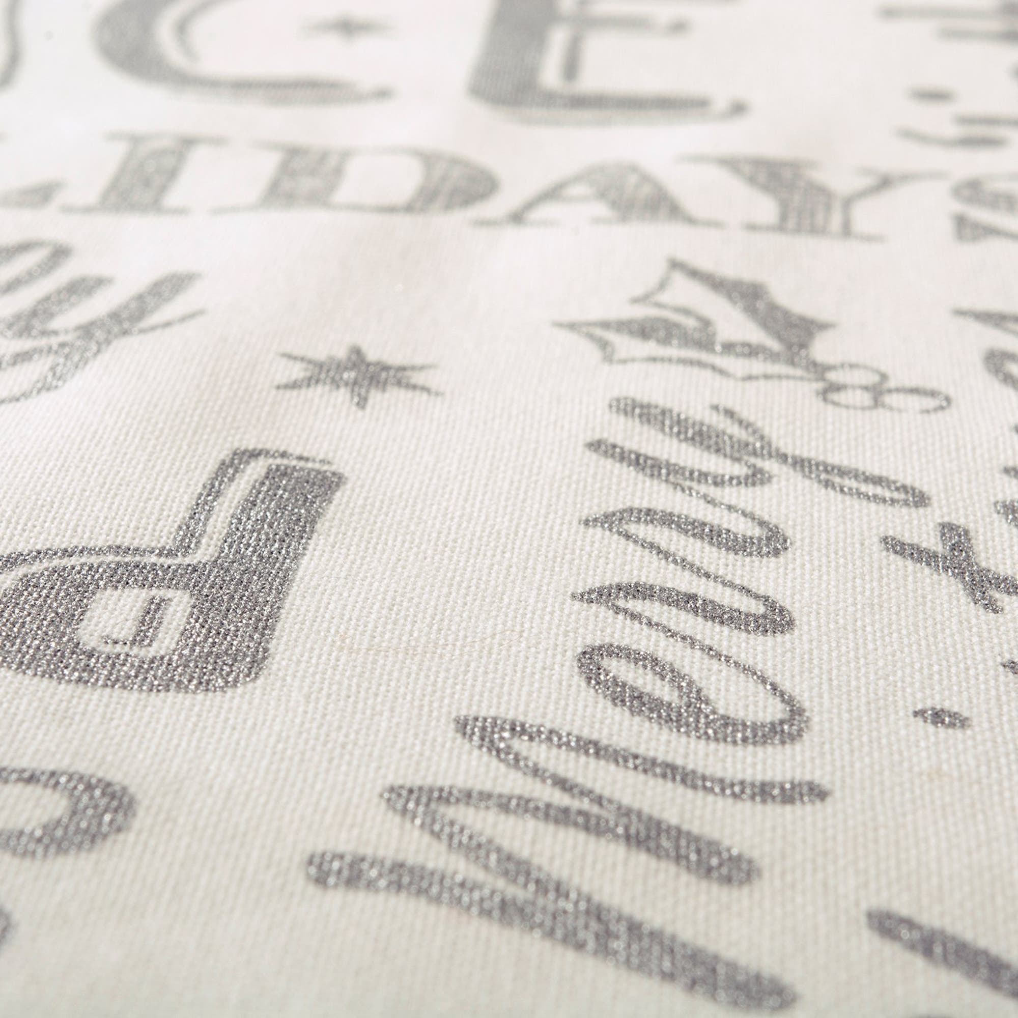 DII Silver Christmas Collage Table Runner | Nordstrom