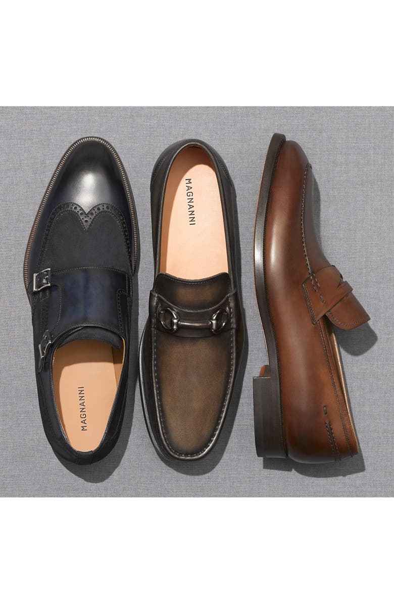 Magnanni 'Ares' Penny Loafer, Alternate, color,