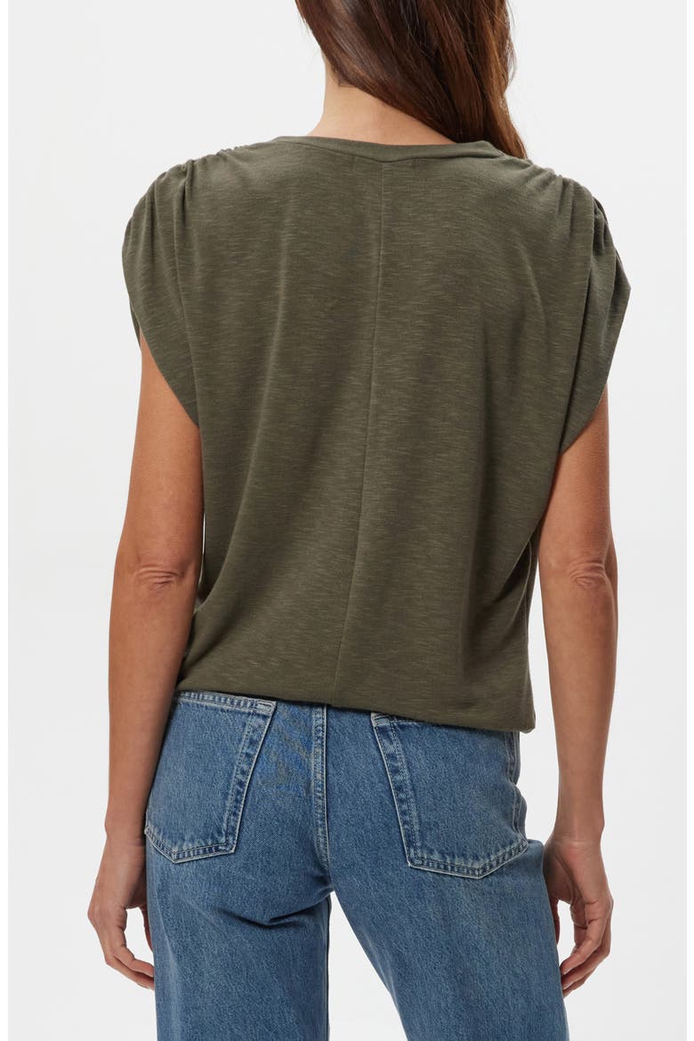 Sharron Cap Sleeve T-Shirt, Alternate, color, CAPER